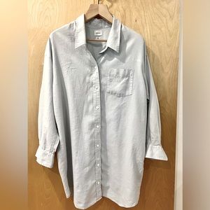 Wilfred Free oversized cotton shirt/ dress, size M